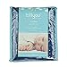TILLYOU Crib Bed Skirt Navy Pleated for Baby Boys Girls, 100% Natural Soft Dust Ruffle, Standard Nursery Bedding Toddler Bedskirt Solid, 14