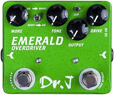 Dr J Emerald Overdrive + Boost Guitar Effect
