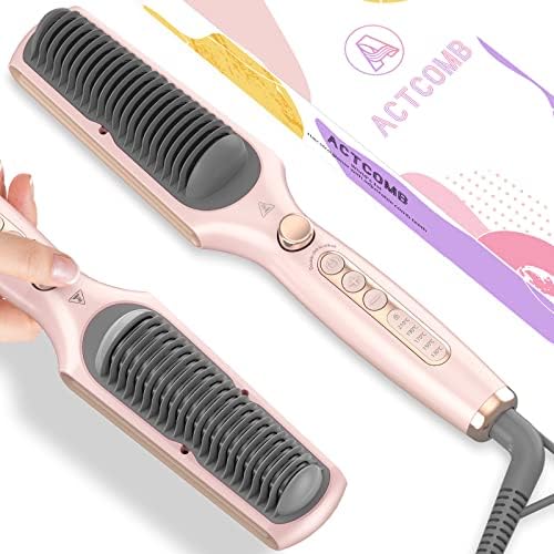 Hair Straightener Brush Straightening Comb Hair Straightener