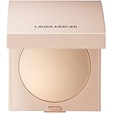 Laura Mercier Real Flawless Luminous Perfecting Talc-Free Pressed Finishing Powder, Creamy Formula, Light Coverage, Natural Luminous Finish, Enlivens Skin, Adds Dimension
