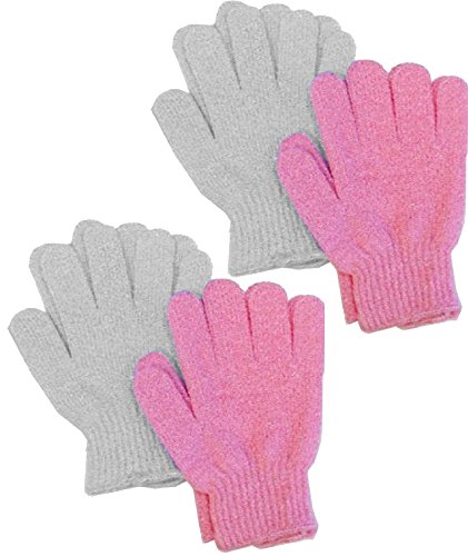 Aquasentials Exfoliating Bath Gloves (4 pairs)
