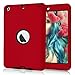 Hocase Dual Layer  Ruggged Hard Rubber Case Apple iPad mini 1 / 2 / 3 - Red / Black
