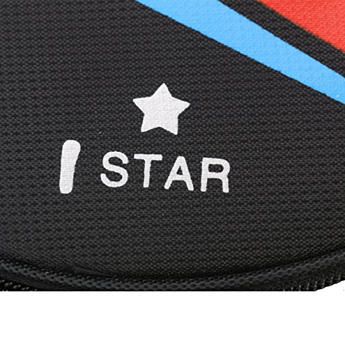 Anser 1 Star Short or Long Handle Ping Pong Paddle Table Tennis Racket with Case (Short Handle)