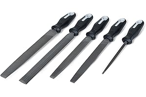 Nicholson Crescent Nicholson 5 Pc General Purpose File Set with Ergonomic Handles - 22040HNNN