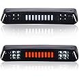 PIT66 LED 3rd Brake Light, Compatible with 2004-2008 Ford F150 I Type Led Bar High Mount Stop Light Rear Tail Cargo Lamps Clear Lens Black Housing
