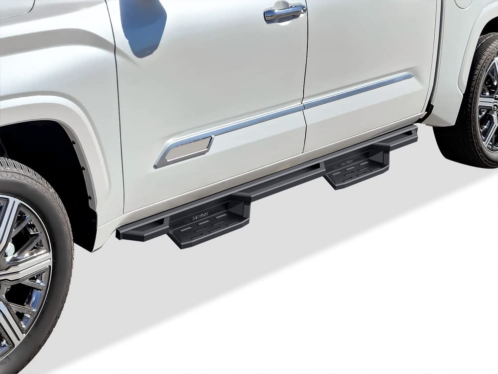 Photo 1 of APS Stainless Steel Pocket Steps Running Boards Side Bars Compatible with Toyota Tundra 2022-2025 CrewMax