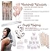 Rose Gold Pink Bachelorette Party Supplies Decorations Kit | Balloons, Backdrop, Cups, Straws, Tattoos, Sash, and Veil