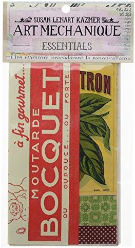 Art Mechanique Essentials, Ephemera Papers For Mixed Media, 20 Images, Image Pack #2