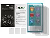 iFlash&reg; Bubble Free Screen Protector: Anti Glare Edition - for Apple Nano 7th Generation - (3Pack) Retail Packaging