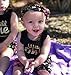 oklady Baby Girl T-Shirt Clothes Wild One Vest and Floral Short Pants Outfits with Bowknot Headband(12-18 Months)