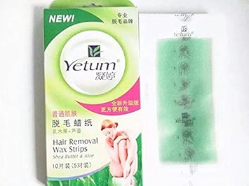Buy Generic Hair Remover Paper 1set 10pcs Double Sides Wax Hair