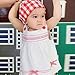 Comemall Kids Baby Girls Tops Polka Dot Lace Shirts T-shirt Shorts Pants Outfits Sets (12-18months, Lattice+Scarf)