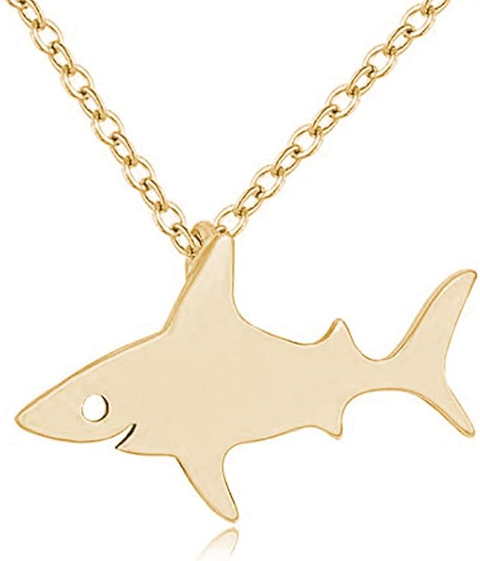tracking shark necklace