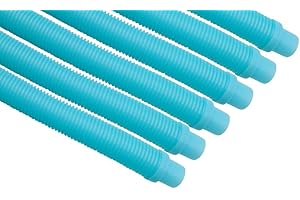 Destroyer Plastics 1 Year Manufacture Warranty Universal Swimming Pool Cleaner Hose 48" Long Kreepy Krauly Baracuda G3 G4 Hayward Navigator Pool Vac Ultra AquaBug (6, Aqua)