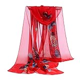 Women Scarf, Malltop Ladies Butterfly Printing Soft Wrap Shawl Chiffon Neckerchief