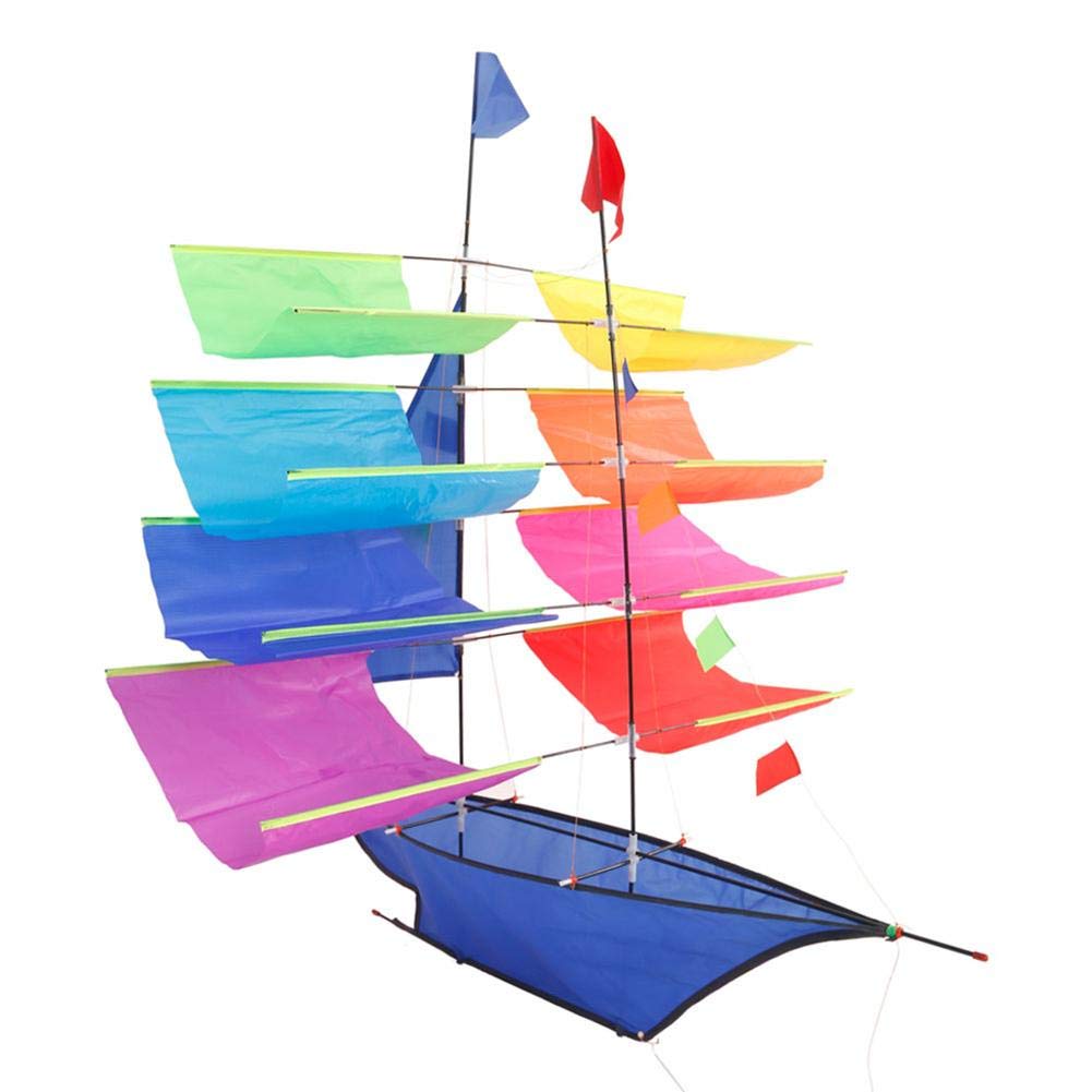 Sailling Ship Kite, 3D Cool Big Sailing Ship Polyester