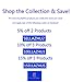 ELLAZHU Women Baggy Abstract Face Print Knit Pullover Dress Onesize SZ17 White