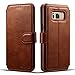 INFLATION Samsung Galaxy S8 Plus Leather Wallet Phone Case with 2 ID Credit Card Slot Holder Flip Cover Stand