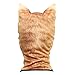 WTACTFUL 3D Animal Ears Balaclava Breathable Cover Hood Face Mask Sun Protection for Skiing Snowmobile Riding Hunting Music Festivals Raves Halloween Party Activities Chinese LiHua Mao (Orange) MEB-19