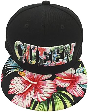 QUEEN FLAT BILL SNAP BACK HAT