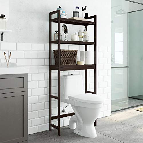 SONGMICS OverTheToilet Storage, 3Tier Bathroom Organizer, Adjustable