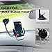 Car Holder Universal Windshield Cell Phone Holder Cradle Flexible 360 Rotating Car Mount for almost Smartphone - iPhone 7 7Plus Galaxy S7 S7Edge LG HTC up to 7 inches Device - Blue