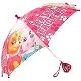 Nickelodeon Little Girls Paw Patrol Everest and Skye Character Umbrella, Pink, One Size