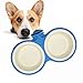 Pet Durable Bowl Cage Bowl,Pet Food Water Removable Bowls with Bolt Holder Hanging Cage Coop Cup Non-Skid Feeder Set Double Diners Portable for Feeding Dogs Cats Birds