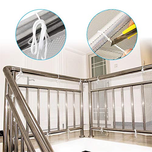 Child Safety Net, Balcony Patios Rail Stairs Safe Net for Kids/Pets