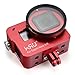 Hero 6/5-Metal Housing Case with 52mm UV Filter, HSU Aluminum Alloy Shell Frame