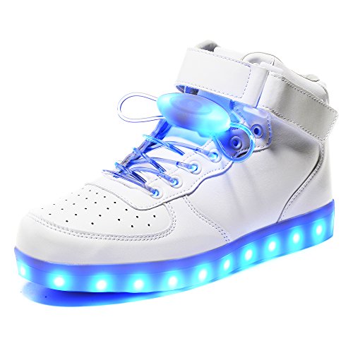 Hofish women men led light up shoes fashion high top sn…
