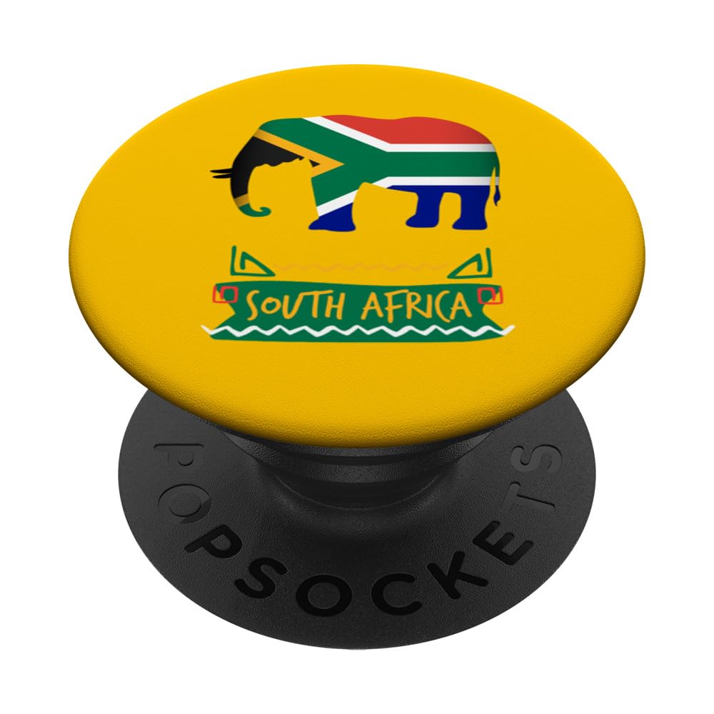 Elephant South Africa Outfit Ideas Kids & South African Flag PopSockets Swappable PopGrip