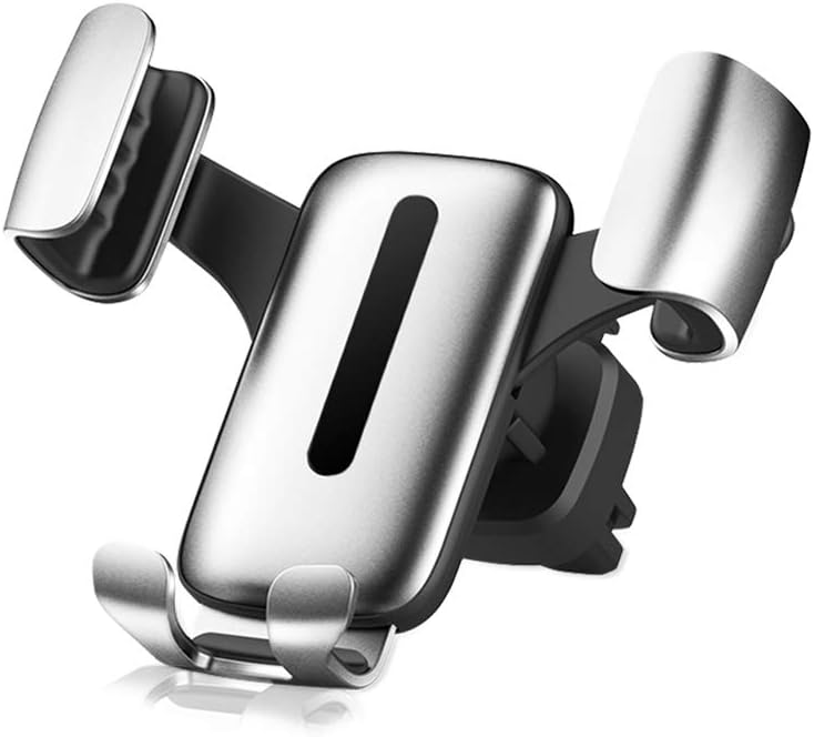 Air Vent Cell Phone Holder for Car Gravity Linkage Auto-Clamping Universal Fit Car Cradle Holder Compatible for iPhone Xs Max/Xs/XR/X/ 8/8 Plus，Samsung Galaxy S10 / S10+ / S9 / S9+ / S8 and More