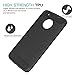 Moto G5 Plus Case - MoKo Ultra Slim Lightweight Carbon Fiber Design Flexible Soft TPU Bumper Shock Absorption Rubber Protective Case Cover for Motorola Moto G5 Plus, Black