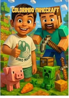 Livro Colorindo minecraft