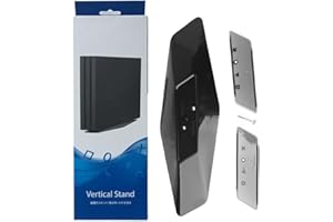 Chenkxin Vertical Stand for PS4 Slim / PS4 Pro Vertical Holder Stand Bracket Mount Base for PlayStation 4 Slim/Pro Console (Black)