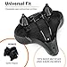 Bikeroo Oversized Comfort Bike Seat Most Comfortable Replacement Bicycle Saddle - Universal Fit for Exercise Bike and Outdoor Bikes - Wide Soft Padded Bike Saddle for Women and Men