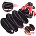 Hermosa Brazilian Hair 3 Bundles (10 12 14inch) Body Wave Human Hair 100% Unprocessed Virgin Hair Weave Black Color