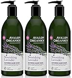 Avalon Organics - Glycerin Hand Soap Lavender - 12 Ounces (Pack of 3)