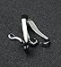 316L Stainless Steel Pirate Octopus Tentacle S Shaped Ring Squid Punk - Adjustable Size