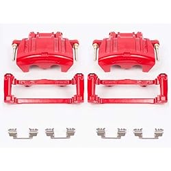 Power Stop Front S5016 Pair of High-Temp Red Powder