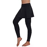 ANIVIVO Skirted Legging for Women, Yoga Legging with Skirts &Women Tennis Leggings Clothes Pockets