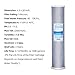 Geekpure 20-Inch Universal Compatible Carbon Block Water Filter Cartridge for Whole House Water Filter- 4.5 Inch x 20 Inch