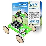 Extpro DIY Assemble Toy Set Solar Powered Car Kit Science Educational Kit for Kids Students