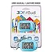 3DFitBud Simple Step Counter Walking 3D Pedometer with Lanyard, A420S (Blue)