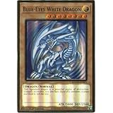 Amazon Com Yugioh Blue Eyes White Dragon English Golden Metal Card Custom Made Toys Games