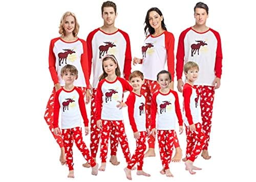 Matching Family Pajamas Christmas Pyjamas Handmade Deer Jammies