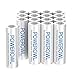 AAA Rechargeable Batteries High Capacity, POWEROWL Low Self Discharge HR03 Battery 1000mAh 1.2V NiMH, 16 Pack primary