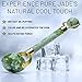 4-in-1 Jade Roller and Gua Sha Set with Mask Brush & Makeup Remover Bonus- Real 100% Natural Jade for Face Neck Body- Complete Beauty Set for Slimming & Firming- Rejuvenate Skin & Remove Wrinklesthumb 4