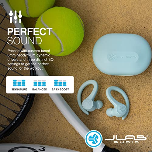 JLab Go Air Sport Wireless Workout Earbuds Featuring C3 Clear Calling, Secure Earhook Sport